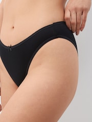 Noir / Rose pastel Nude / Blanc - Culotte en coton riche 4 Pack - Image 4 de 7