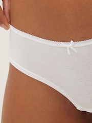 Weiß - Slips mit hohem Baumwollanteil, 4er-Pack - Image 3 of 3