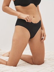 Schwarz / Pastellrosa Nude / Weiß - Slips mit hohem Baumwollanteil, 4er-Pack - Image 2 of 7