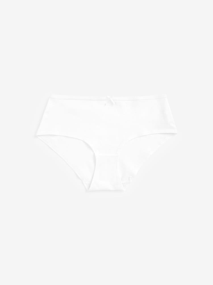 Schwarz / Pastellrosa Nude / Weiß - Slips mit hohem Baumwollanteil, 4er-Pack - Image 7 of 7