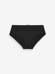 Schwarz - Slips mit hohem Baumwollanteil, 4er-Pack - Image 2 of 2