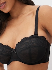 Black DD+ Non Pad Strapless Bra - Image 3 of 4