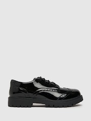 Schuh Loving Patent Brogue Black Shoes - Image 1 of 4