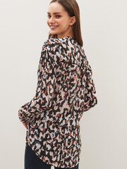 Animal Print Long Sleeve Blouse - Image 2 of 4