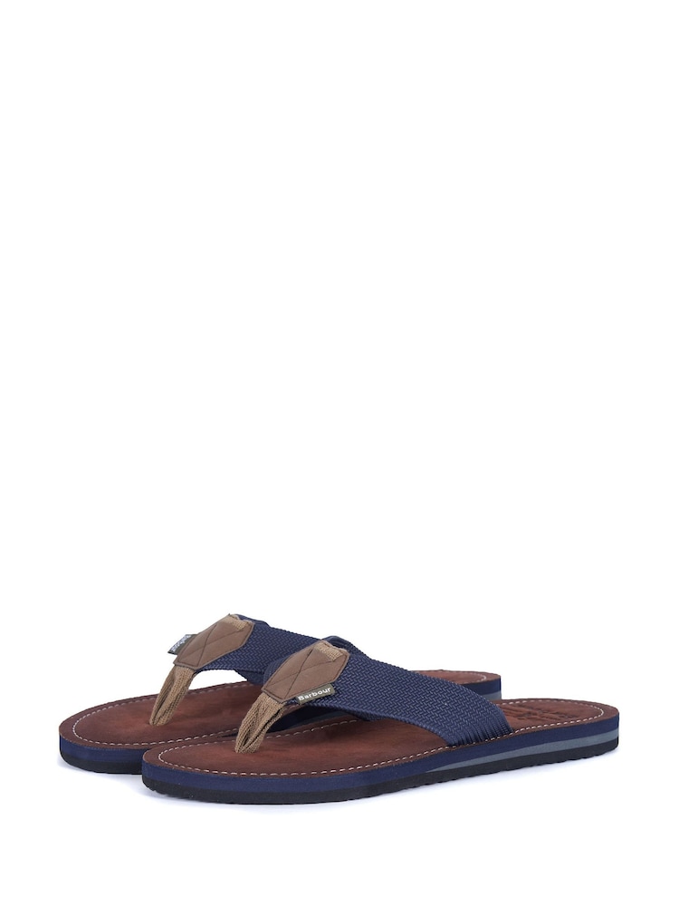 Barbour® Navy Blue Toeman Beach Sandals - Image 1 of 6