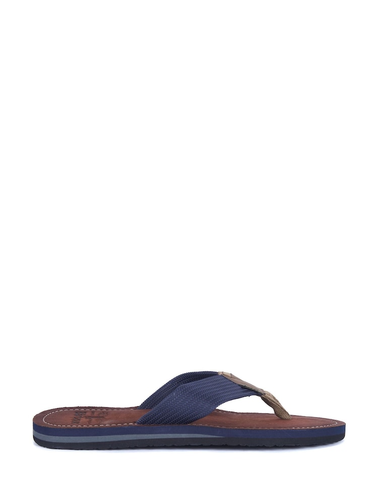 Barbour® Navy Blue Toeman Beach Sandals - Image 2 of 6