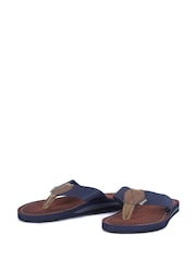 Barbour® Navy Blue Toeman Beach Sandals - Image 3 of 6