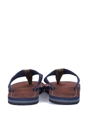 Barbour® Navy Blue Toeman Beach Sandals - Image 4 of 6
