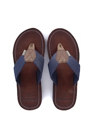 Barbour® Navy Blue Toeman Beach Sandals - Image 5 of 6