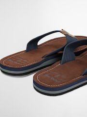 Barbour® Navy Blue Toeman Beach Sandals - Image 7 of 7