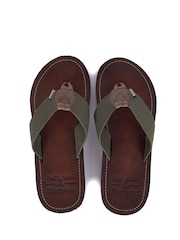 Barbour® Olive Green Toeman Beach Sandals - Image 5 of 7
