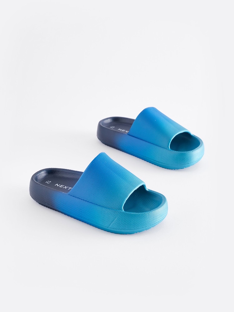 Blue Ombre Chunky Sliders - Image 1 of 6 Blue Ombre Chunky Sliders - Image 1 of 6