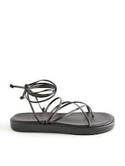 Schwarz - Forever Comfort® Sandalen mit Plateausohle und Fersenriemen - Bild 5 von 10