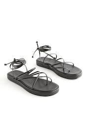 Schwarz - Forever Comfort® Sandalen mit Plateausohle und Fersenriemen - Bild 6 von 10