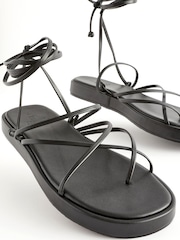 Schwarz - Forever Comfort® Sandalen mit Plateausohle und Fersenriemen - Bild 7 von 10