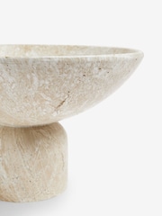 Natural Marble Effect Resin Sculptural Bowl - Image 2 of 4