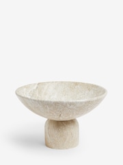 Natural Marble Effect Resin Sculptural Bowl - Image 4 of 4