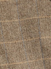 Neutral Skinny Wool Blend Check Suit Jacket - Image 11 of 11