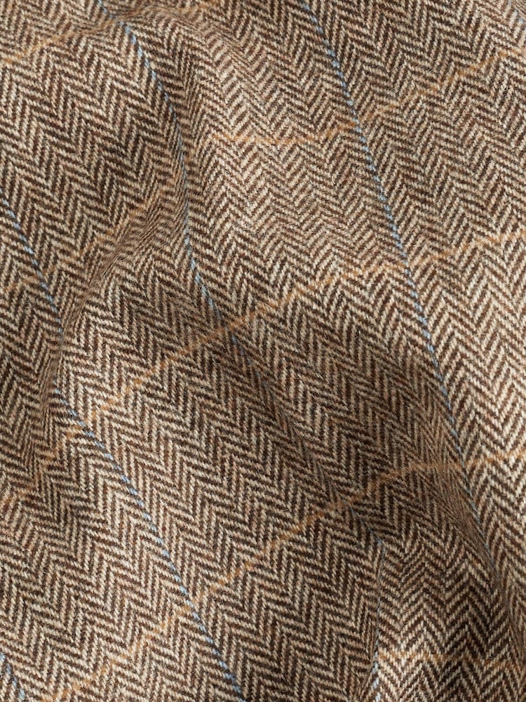Neutrale Farbe - Eng - Karierter Anzug aus Wollgemisch: Hose - Bild 12 von 12 Neutrale Farbe - Eng - Karierter Anzug aus Wollgemisch: Hose - Bild 12 von 12