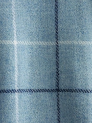Blue Wool Blend Check Suit Waistcoat - Image 8 of 8