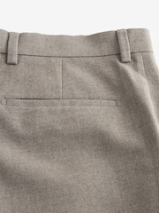 Stone Natural Relaxed Fit Donegal Suit: Trousers - Image 8 of 9