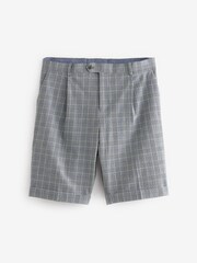 Grey Seersucker Check Suit: Shorts - Image 12 of 12