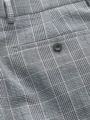 Grey Seersucker Check Suit: Shorts - Image 9 of 12