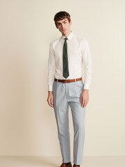 Blue/White Blue/White Relaxed Fit Stripe Seersucker Suit: Trousers - Image 2 of 10