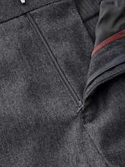 Navy Blue Relaxed Fit Donegal Suit: Trousers - Image 10 of 11