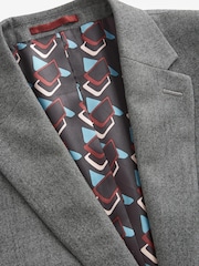 Grey Oversized Fit Donegal Suit Jacket - Image 10 of 15