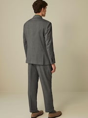 Grey Oversized Fit Donegal Suit Jacket - Image 3 of 15