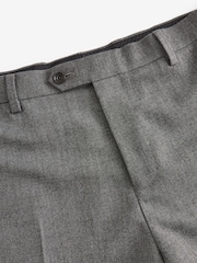 Grey Relaxed Fit Donegal Suit: Trousers - Image 5 of 8