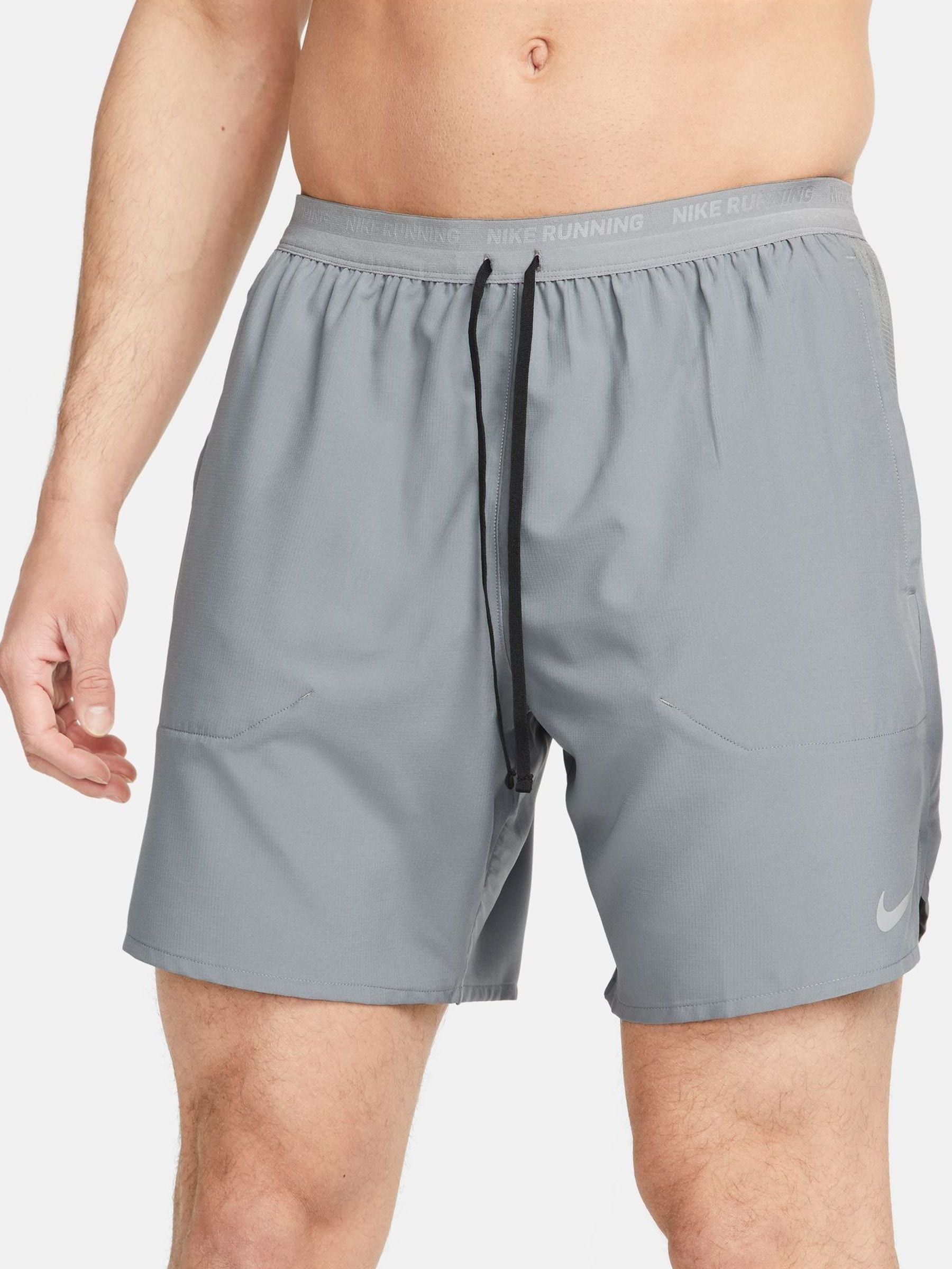 Buy Nike Grey Dri FIT Stride 7 Inch Running Shorts from Next Luxembourg
