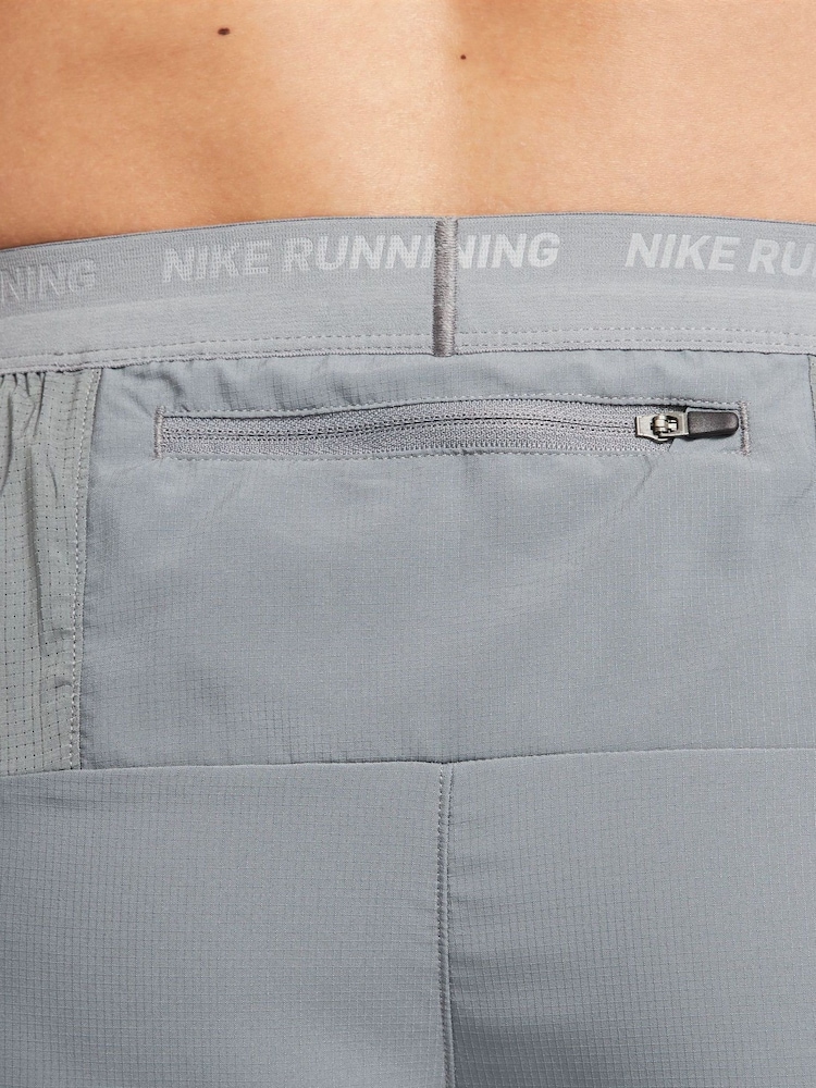 Nike Grey Dri-FIT Stride 7 Inch Running Shorts - Image 6 of 10
