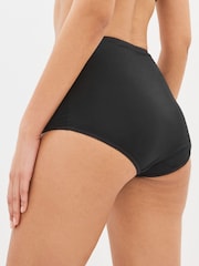 Black Midi Cotton Rich Knickers 6 Pack - Image 3 of 5