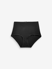 Black Midi Cotton Rich Knickers 6 Pack - Image 5 of 5