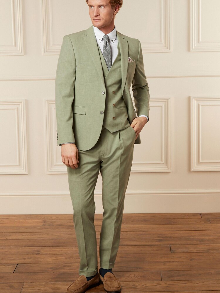 Green Skinny Motion Flex Stretch Suit Jacket - Image 2 of 11