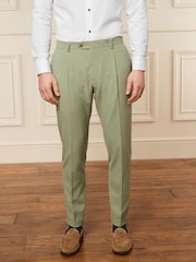 Green Skinny Motion Flex Stretch Suit: Trousers - Image 1 of 8