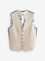 Stone Regular Fit Motionflex Stretch Waistcoat - Image 6 of 9