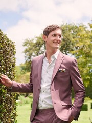 Purple Skinny Motion Flex Stretch Suit Jacket - Image 1 of 12
