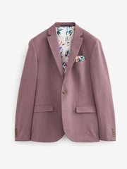 Purple Skinny Motion Flex Stretch Suit Jacket - Image 7 of 12