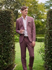 Purple Skinny Motion Flex Stretch Suit: Trousers - Image 3 of 8