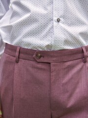 Purple Skinny Motion Flex Stretch Suit: Trousers - Image 4 of 8