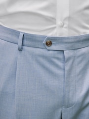 Light Blue Skinny Motion Flex Stretch Suit: Trousers - Image 4 of 9