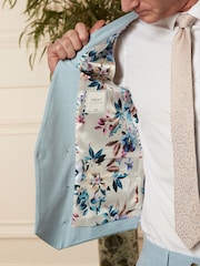 Light Blue Motion Flex Stretch Waistcoat - Image 4 of 8