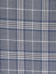 Blue Tailored Fit Check Suit: Jacket - Image 6 of 6
