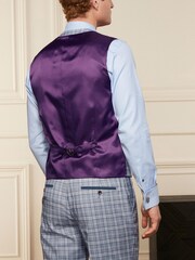 Blue Chambray Suit Waistcoat - Image 3 of 10