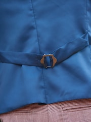 Pink Check Suit Waistcoat - Image 6 of 6