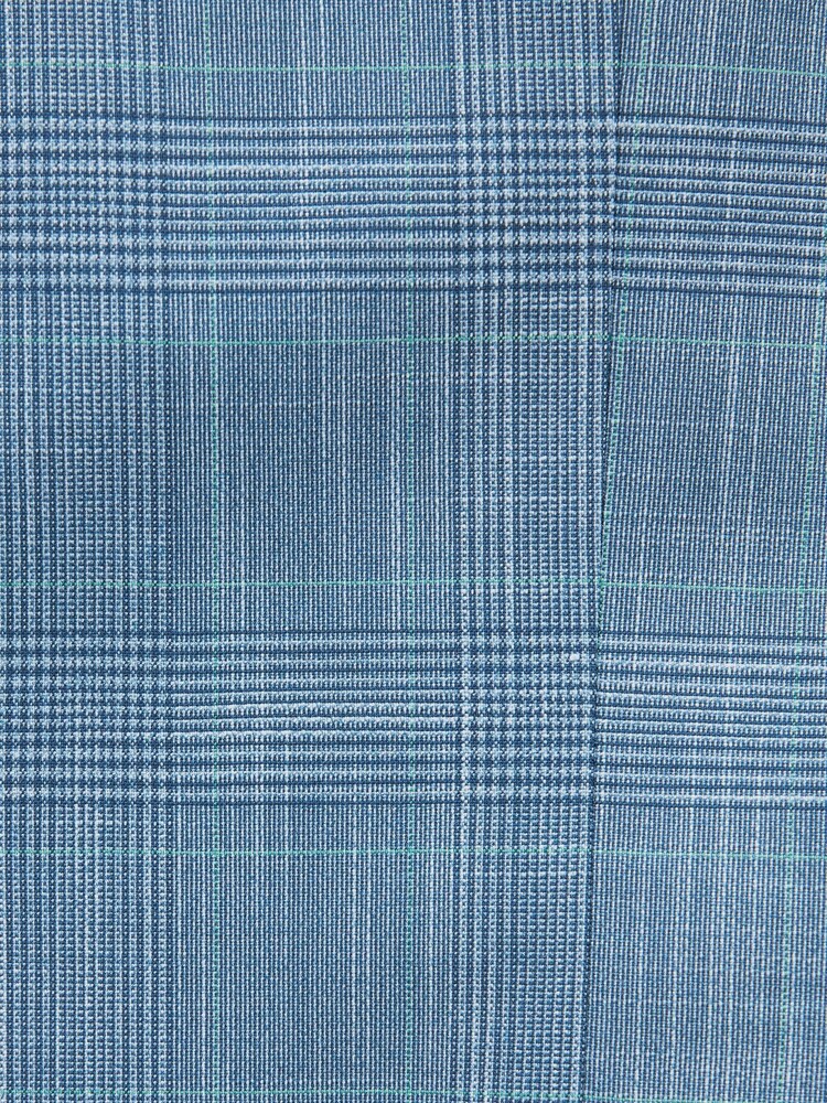 Blue Slim Fit Check Suit Jacket - Image 12 of 12 Blue Slim Fit Check Suit Jacket - Image 12 of 12