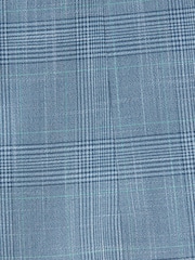 Blue Check Suit Waistcoat - Image 10 of 10